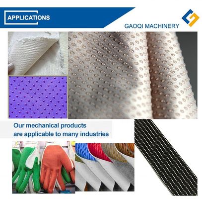 Customized GAOQI Pulver Dot Transfer Doppelpunkte Beschichtung Maschine Zwischenschichtung für Teppich