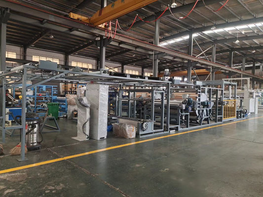 APPAREL Automatisches Futter Sofa Stoff Lösungsmittel Klebepunkt Transfer 1800mm Laminationsmaschine