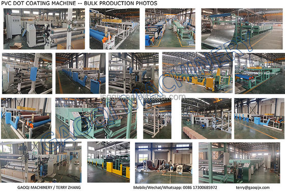 PLC-Steuerung Förderband Dot Beschichtung Maschine für Gebet Teppich 23600 * 2500 * 2100mm