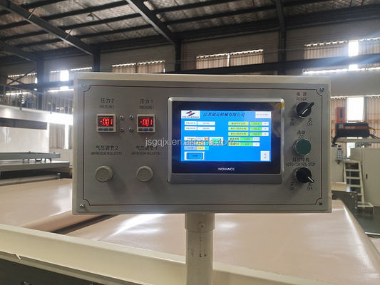 Elektrisch angetriebene Glasfaserlaminierte Flachbettlaminiermaschine mit 1200 mm Kühlzone
