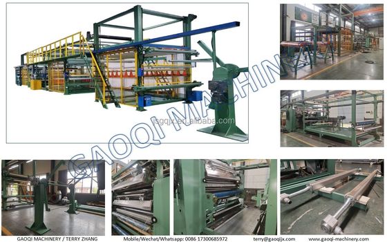 15000mm*2450mm*3800mm Flammenlaminierungsmaschine für den Flammenlaminierungsprozess aus Corduroy