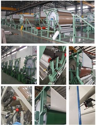 Wasserbasierte Klebstofflaminiermaschine für die Teppichproduktion in einer Produktionsstätte