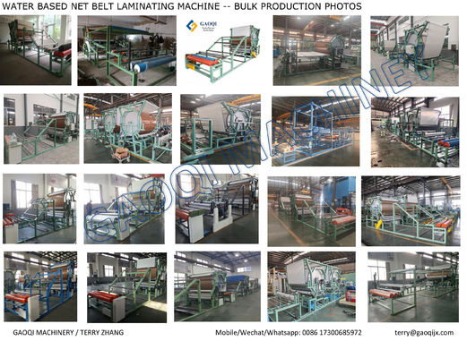 1-45m/min 2022 Automatische Net Belt Wasserbasierte Klebe Laminationsmaschine für Teppichrolle