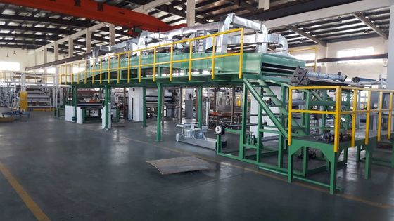 18500mm*3000mm*4550mm Bekleidung BOPP PET Film Laminationsmaschine mit Wasser-basiertem Klebstoff