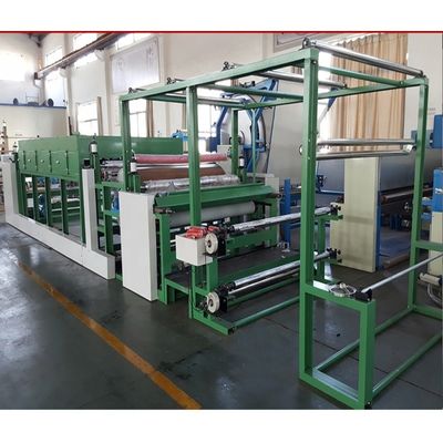 Abrasive Sand Paper To Fabric / Fleece Laminating Machine Produktionslinie